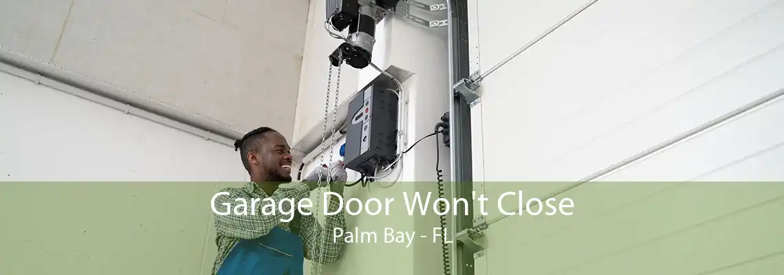 Garage Door Won't Close Palm Bay - FL