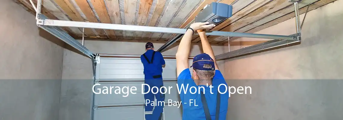 Garage Door Won't Open Palm Bay - FL